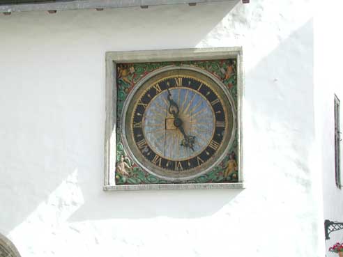 Clock at Holy Spirit Church